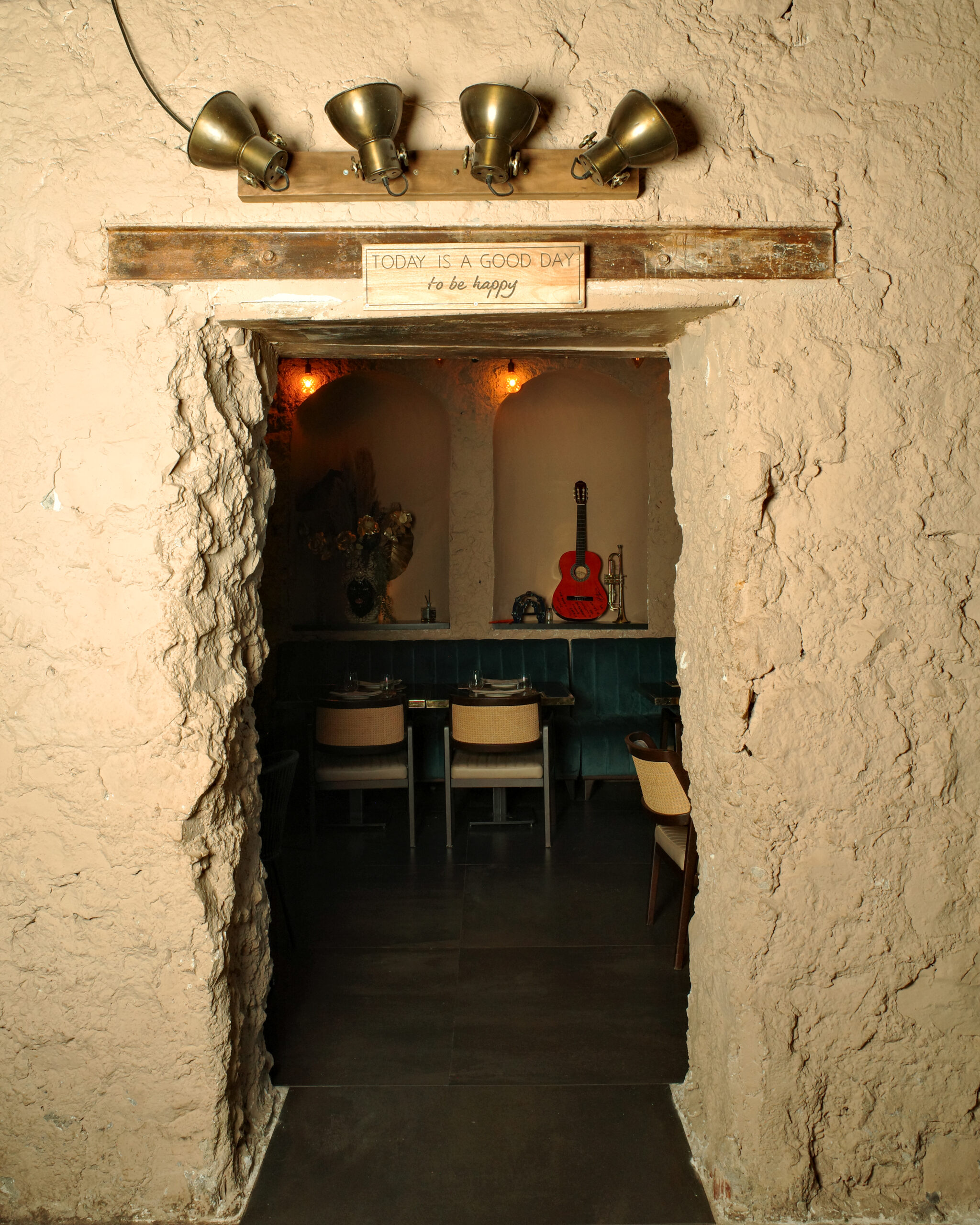 L'ingresso della sala Bagaria